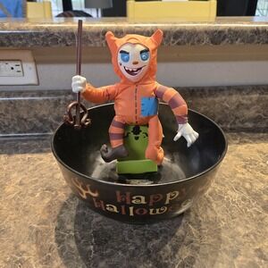 Gemmy Grave, Raver, Devil Halloween candy dish. 2009